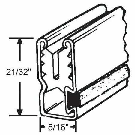 STRYBUC C Sash 8ft Lengths White 90-496W-8